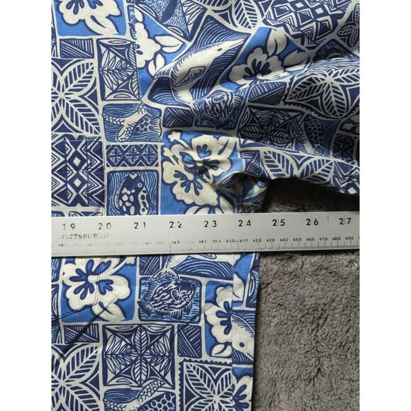Vintage KY's International Fashion Hawaiian Shirt Men's Size XL Blue - Picture 5 of 8
